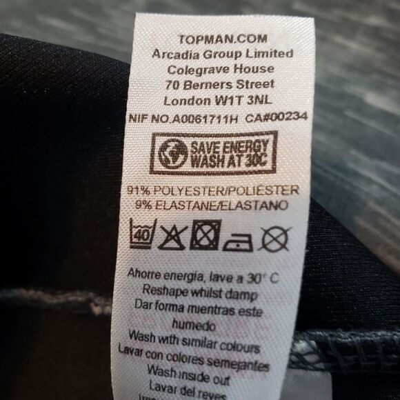 Topman Sweatshirt Size Large Mens Pullover Sweatshirt Crew Used Condition EUC - Picture 4 of 5